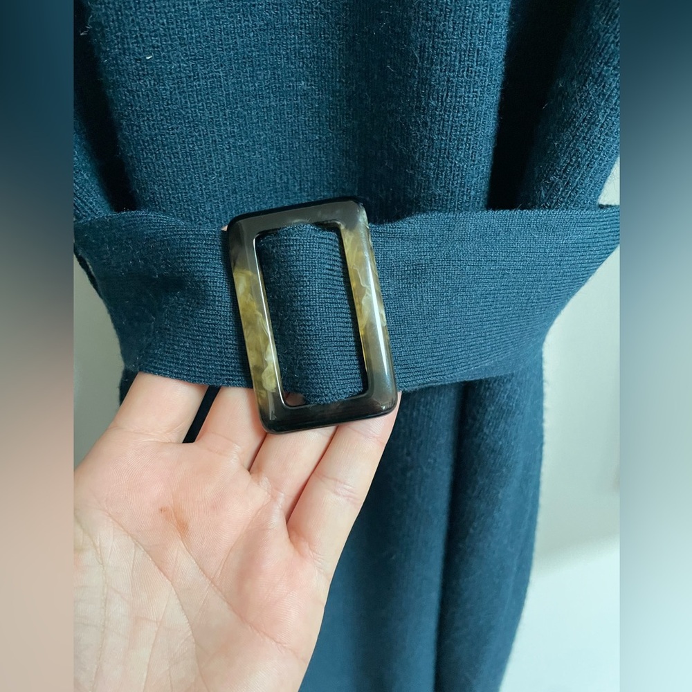 Ann Taylor Belted Turtleneck Sweater Dress - Picture 2 of 4